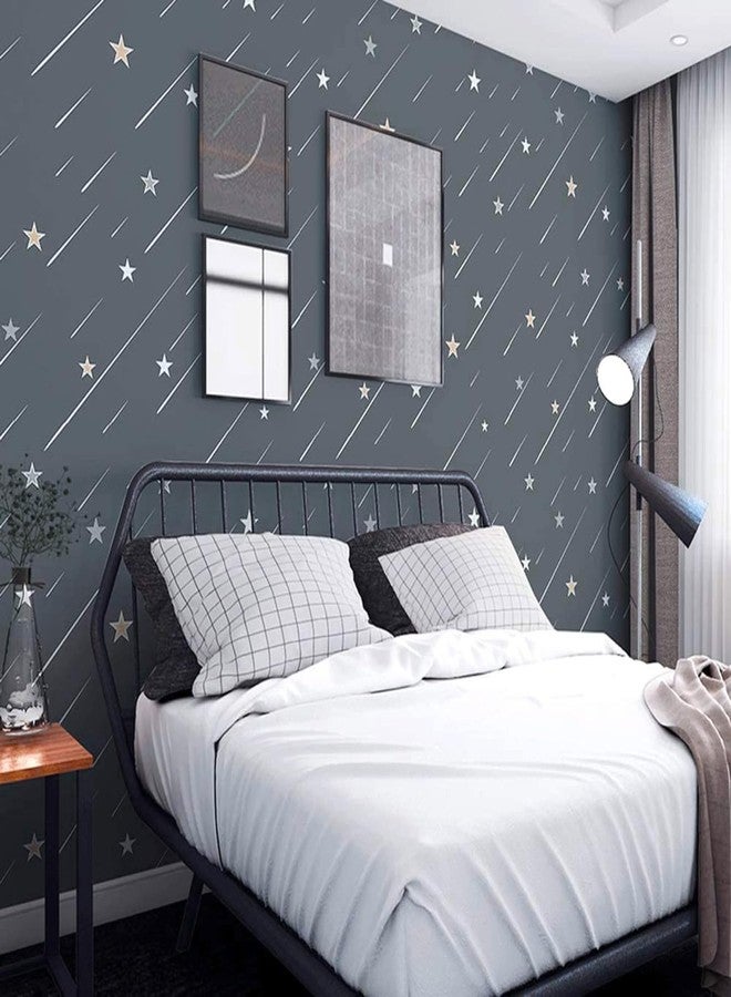 HOMEMATES Self Adhesive Waterproof Wallpaper Old Furniture Vinyl Stickers Wooden Door Wardrobe Desktop PVC Wall Papers 45 x 304 cm (Star) - Image 4